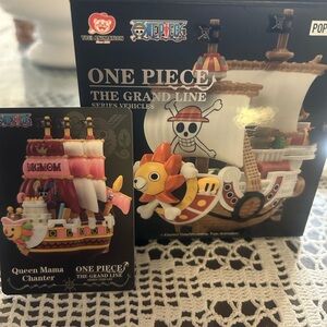 Onepiece Grand Line Series Queen Mama Chanter Toy - Red, White, Brown